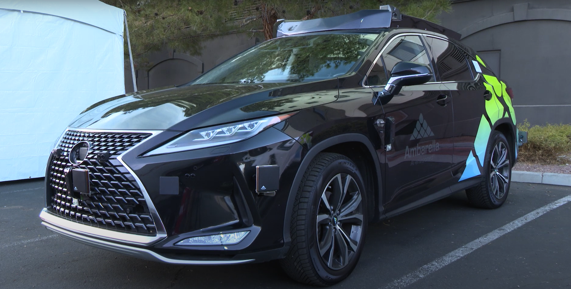 Lexus RX 350h test vehicle